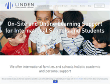 Tablet Screenshot of linden-education.com